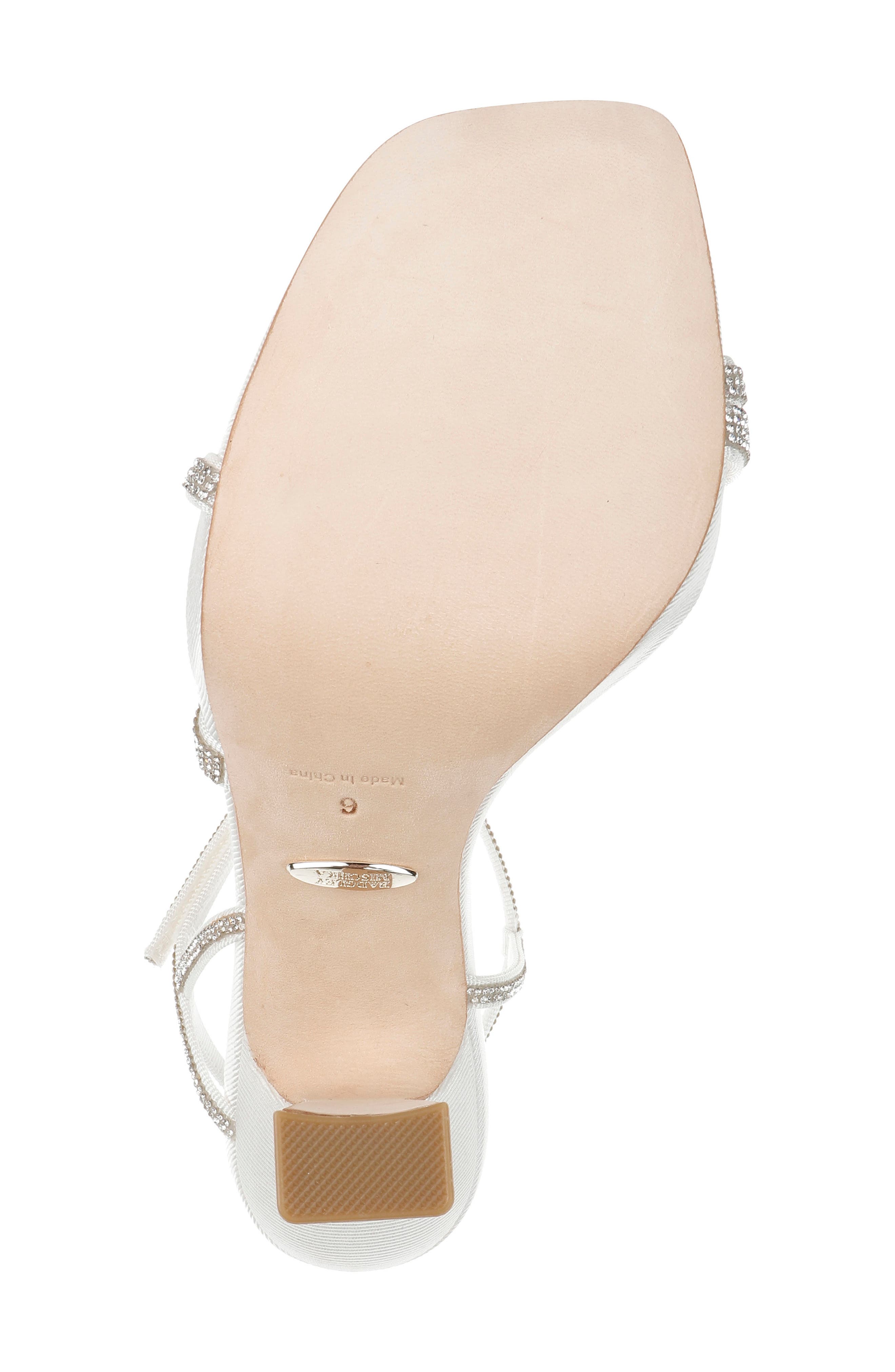 Badgley Mischka Collection Urbana Strappy Sandal, Alternate, color, Soft White