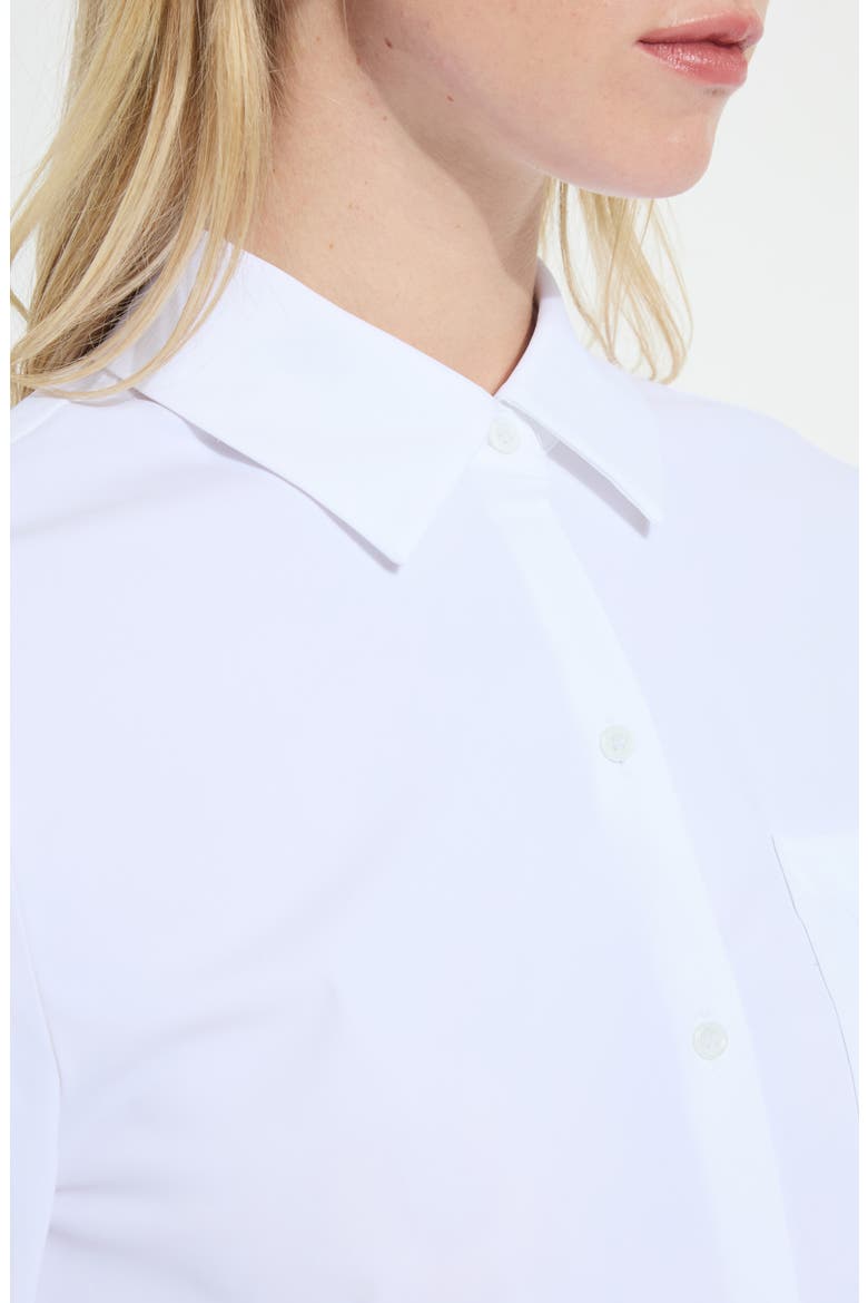 Schiffer 2.0 Microfiber Button Down Shirt, Alternate, color, WHITE
