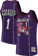 Mitchell & Ness Men's Mitchell & Ness Tracy McGrady Purple Toronto Raptors Hardwood Classics Swingman Jersey