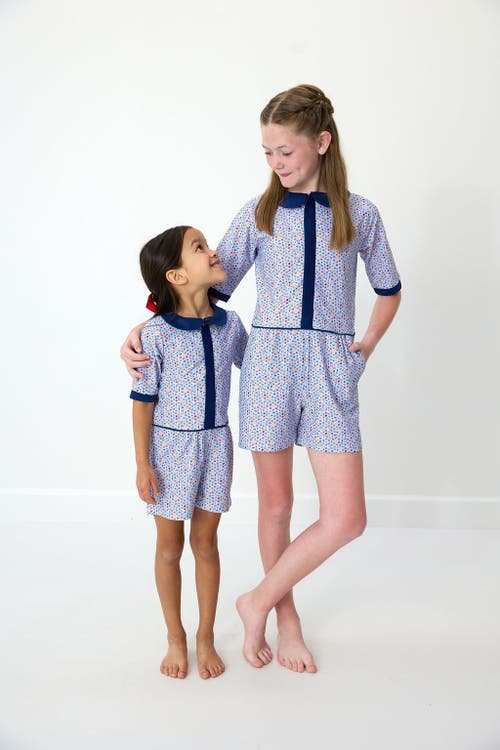 Courtside Kids Girls Sailor Flag Romper