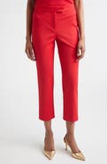 ST. JOHN Luxe Twill Crop Pants