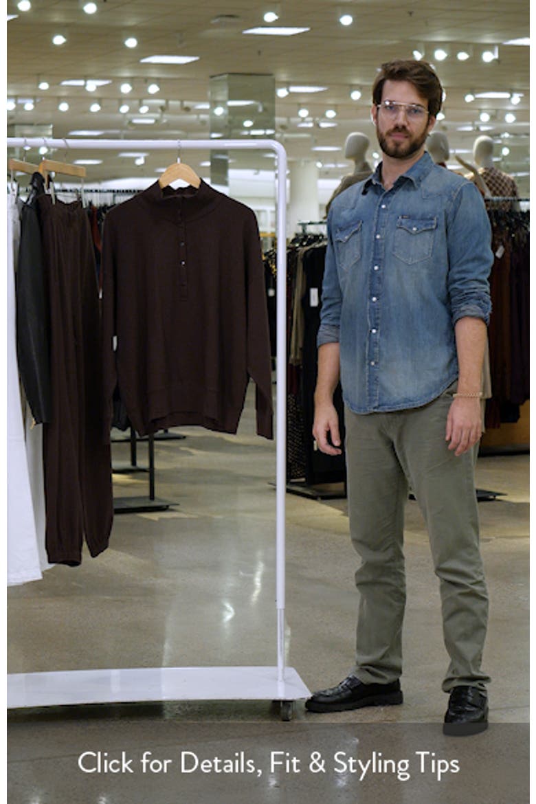 High Collar Henley Top video