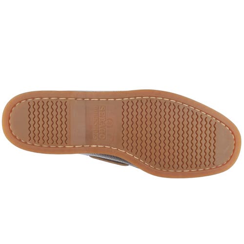 Sebago Lace-up Leather Boat Shoes In Brown