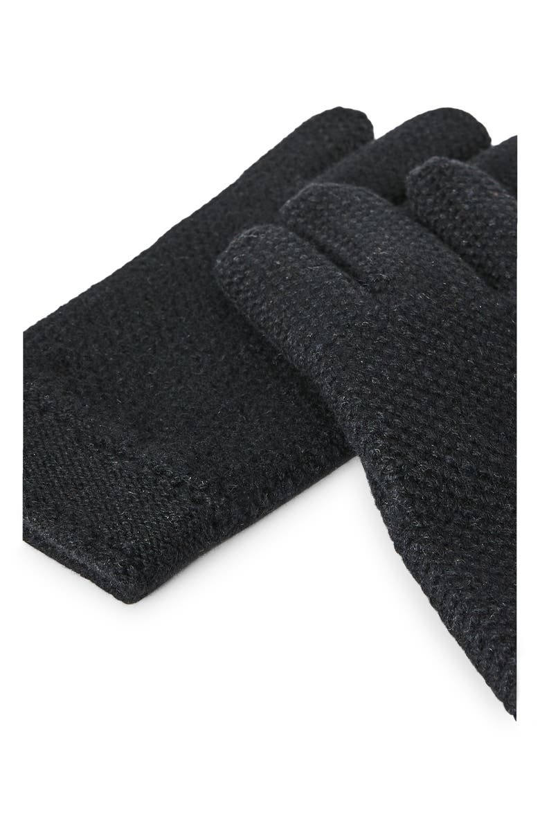 Loro Piana Mixed Stitch Cashmere Gloves, Alternate, color, 
