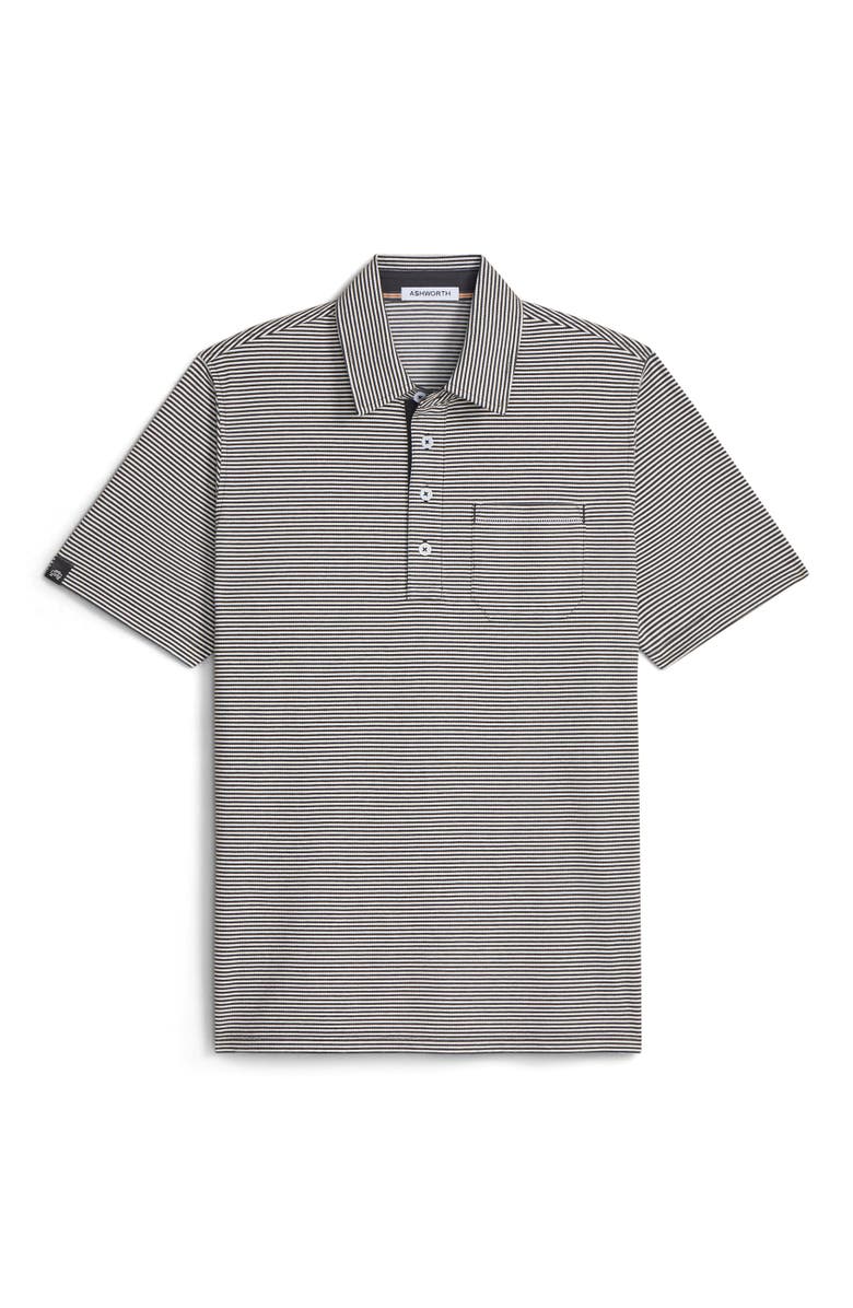 ASHWORTH GOLF Trestles Polo, Alternate, color, Asphalt
