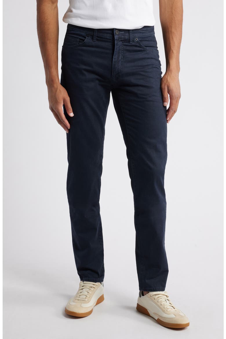 Cadiz Stretch Cotton Straight Leg Pants, Main, color, MANHATTAN