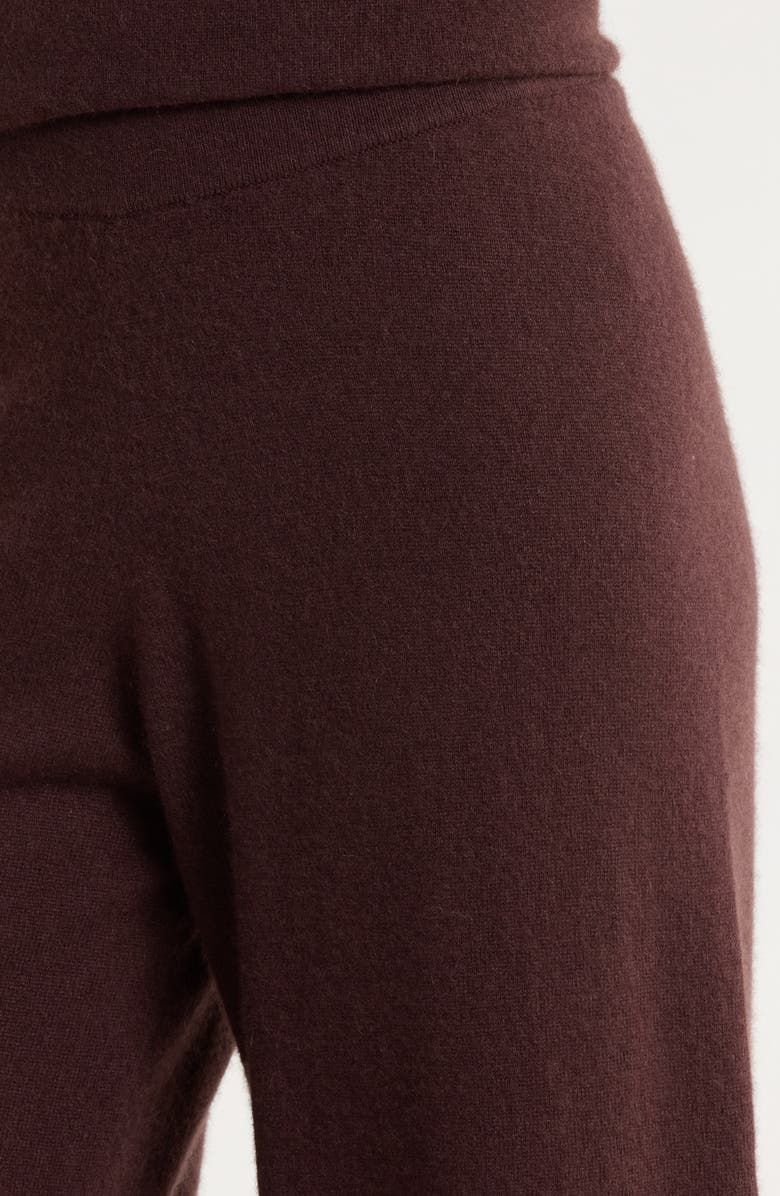 Nordstrom Cashmere Lounge Pants, Alternate, color, Brown Heather