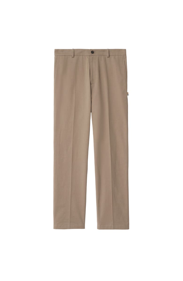 Burberry Cotton Chinos, Alternate, color, Clay Brown