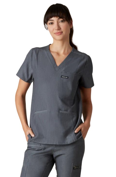 Siena 5-Pocket V-Neck Scrub Top