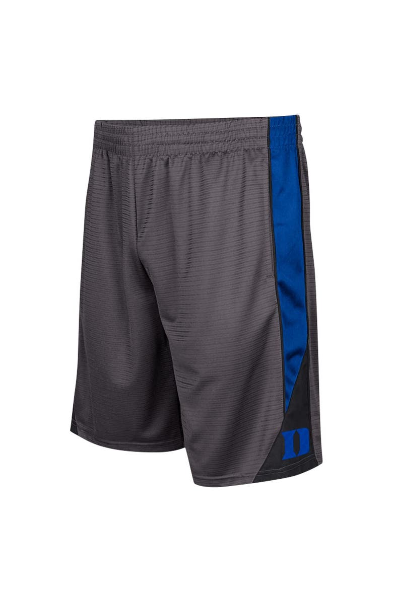 COLOSSEUM Men's Colosseum Charcoal Duke Blue Devils Turnover Shorts, Alternate, color, Charcoal