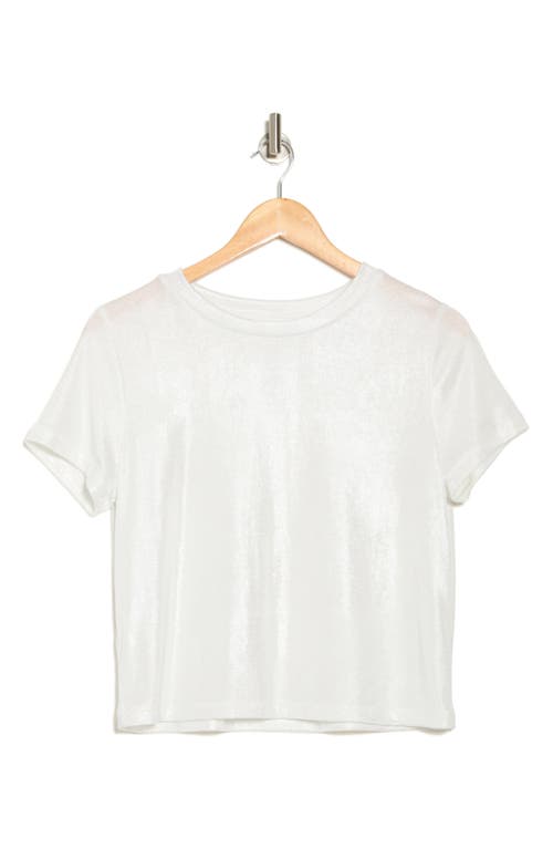 Renee C Metallic Crewneck T-shirt