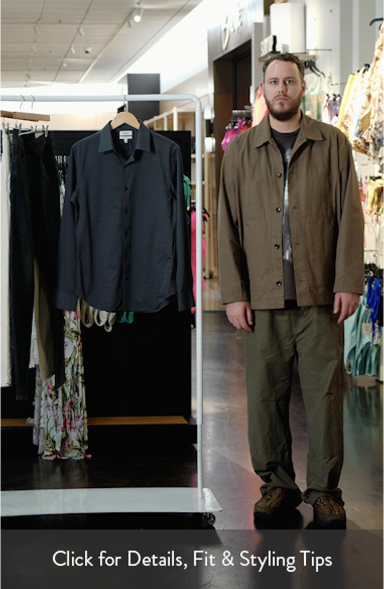 Wear to Work Slim Fit Cotton Blend Piqué Performance Button-Up Shirt, sales video thumbnail