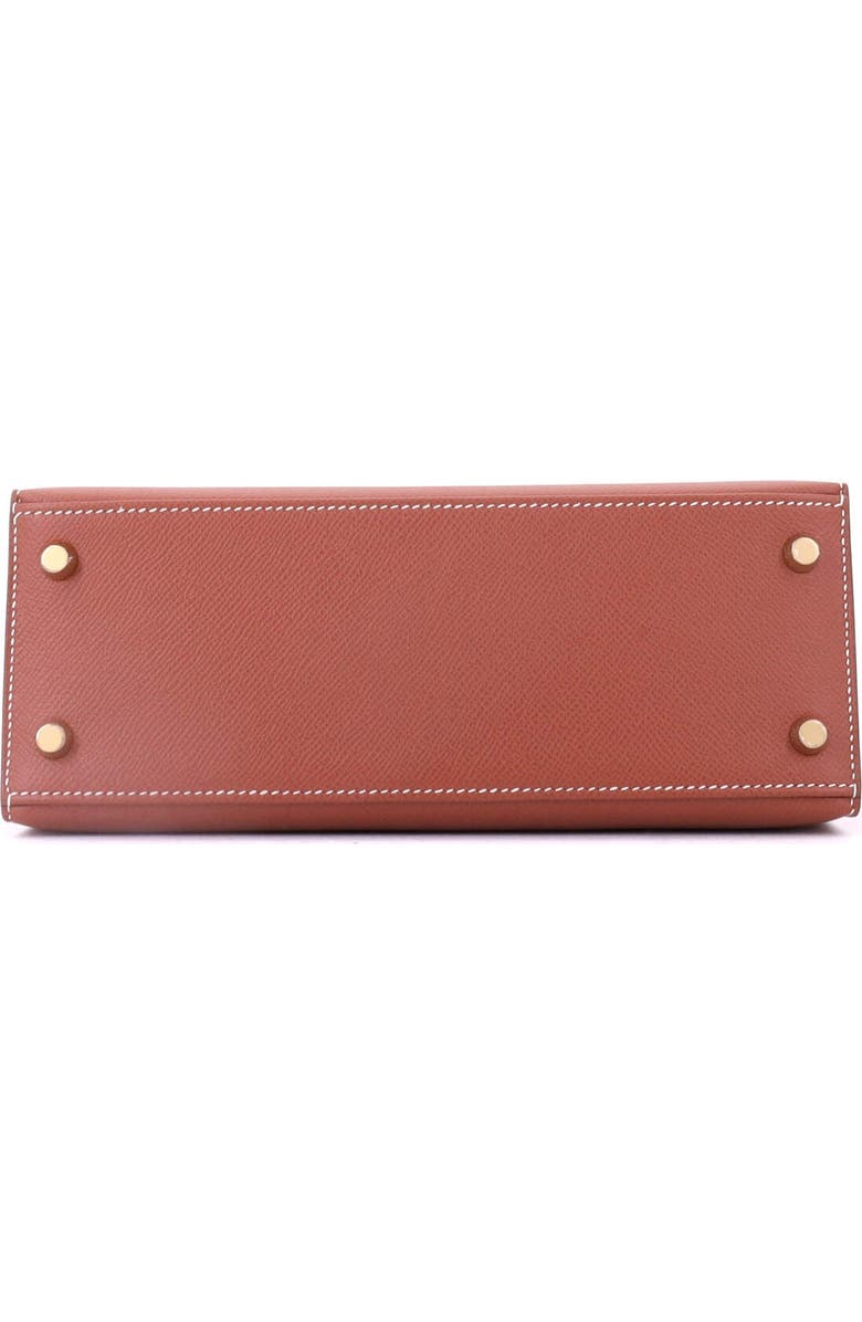 Pre-Owned Hermes Kelly Handbag Brown Epsom with Gold Hardware 25, Alternate, color, Sienne