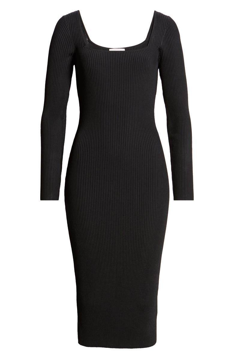 Chelsea28 Long Sleeve Midi Sweater Dress, Alternate, color, 