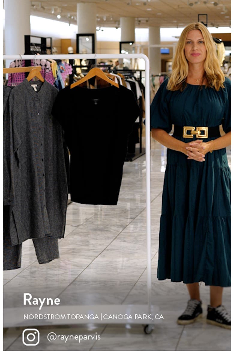 Cap Sleeve Envelope Neck Sweater video