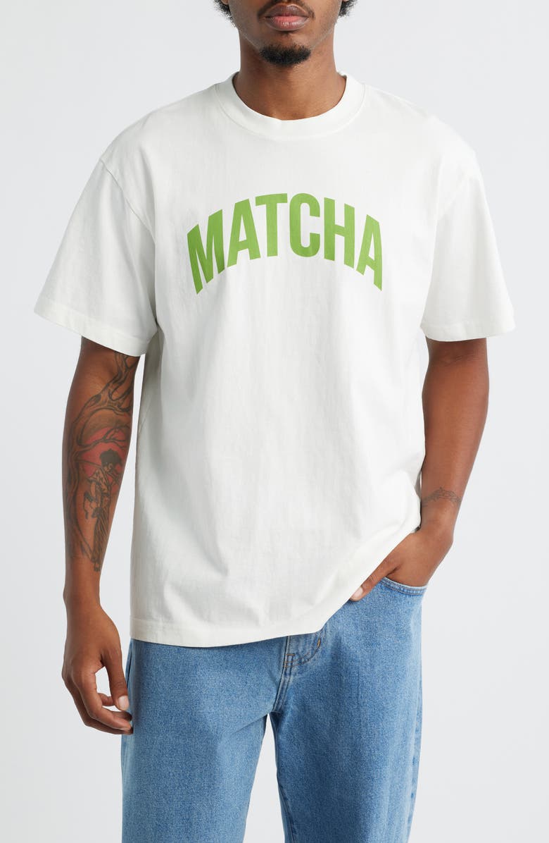 ID Supply Co Matcha Cotton Graphic T-Shirt, Main, color, White