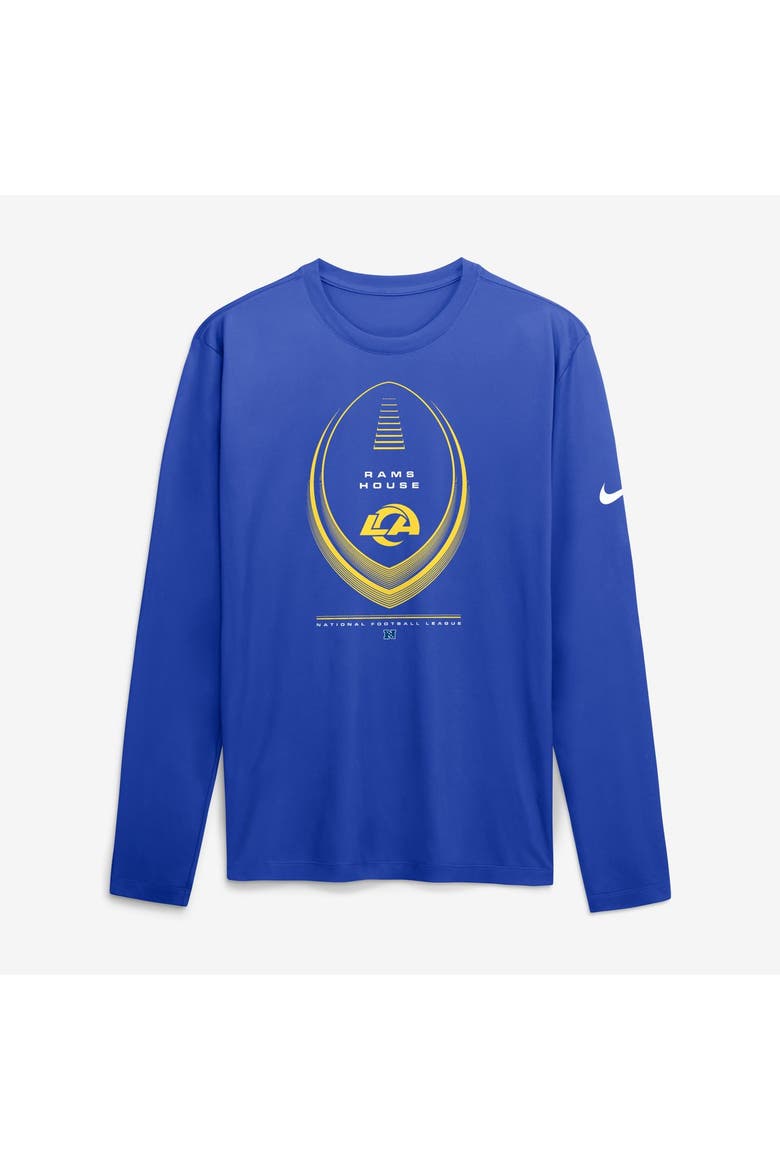 Men's Nike Royal Los Angeles Rams Legend Icon Dri-FIT Long Sleeve T-Shirt, Alternate, color, Royal