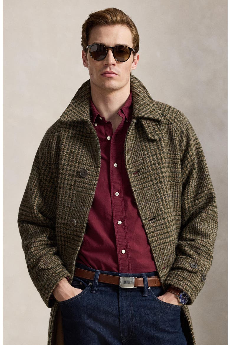 Long Sleeve Oxford Shirt, Alternate, color, WINE