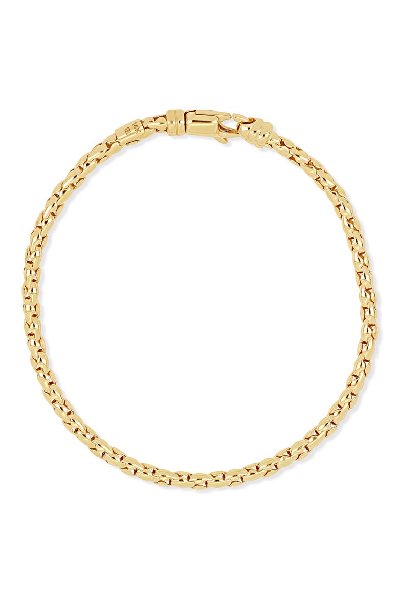 14K Gold Disc Link Chain Bracelet (Online Trunk Show), Main, color, 14K YELLOW GOLD