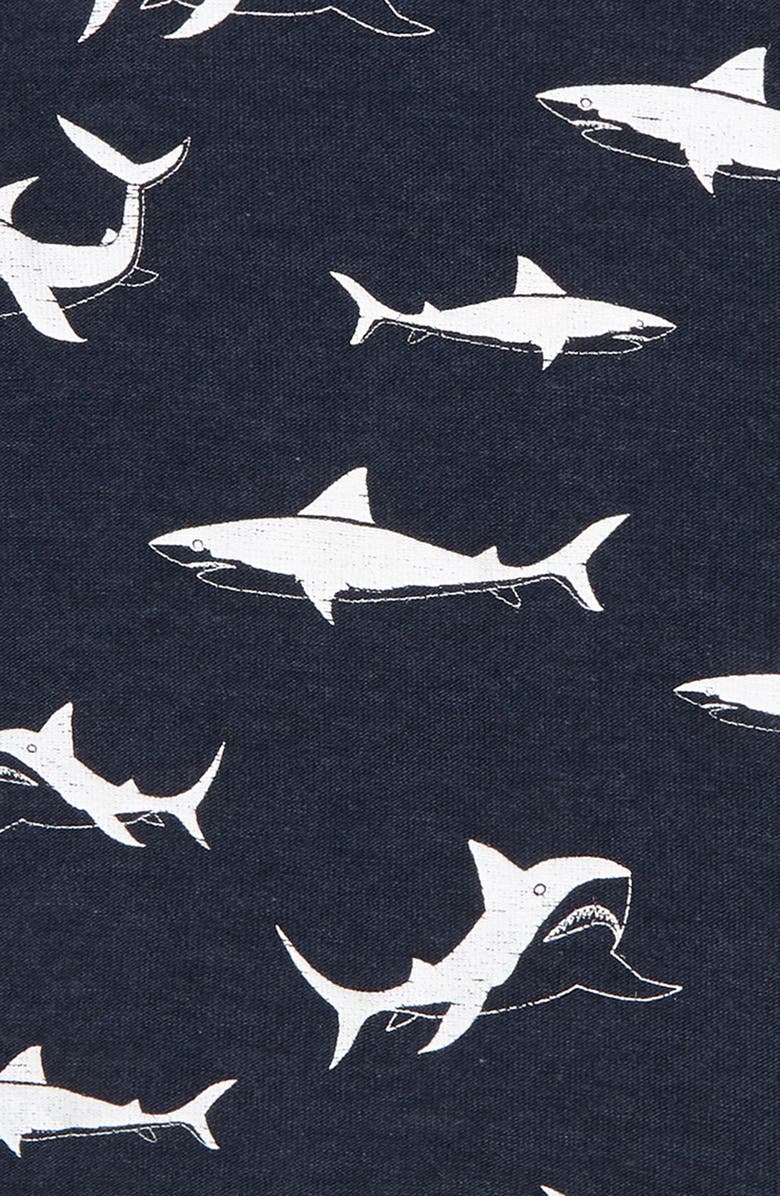 Chaser Happy Sharks Cozy Fleece Sweatshirt, Alternate, color,