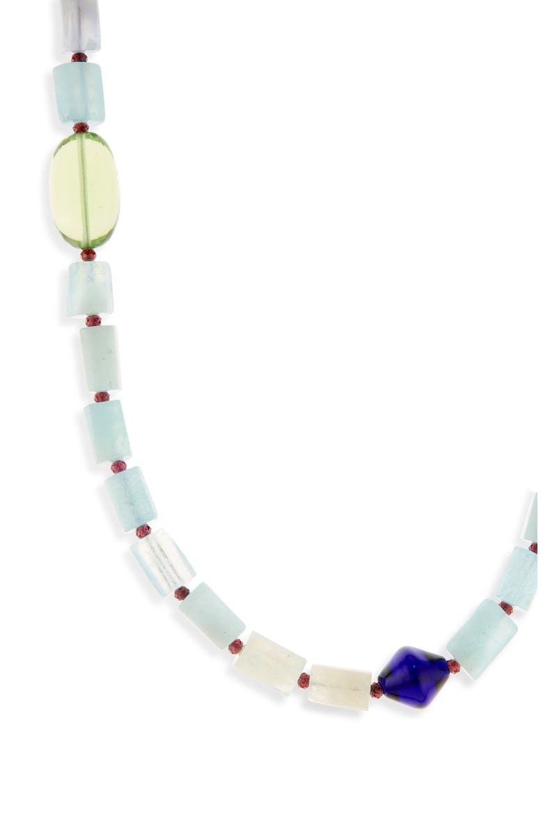 Circo Blue Mist Necklace, Alternate, color, MULTI