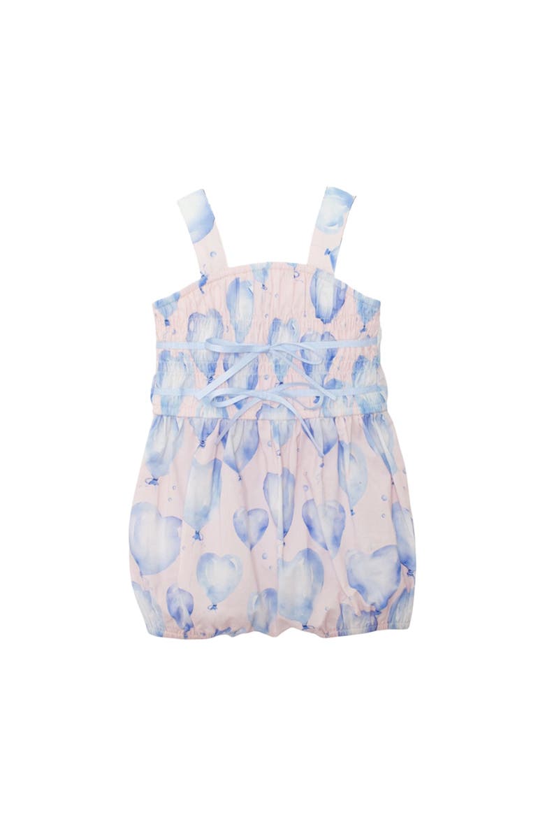 Mabel + Honey Up and Away Sleeveless Romper, Main, color, Blue