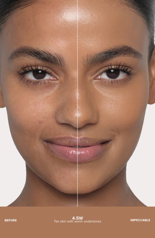 Anastasia Beverly Hills Impeccable Blurring Second-skin Matte Foundation In 4.5w Tan Warm