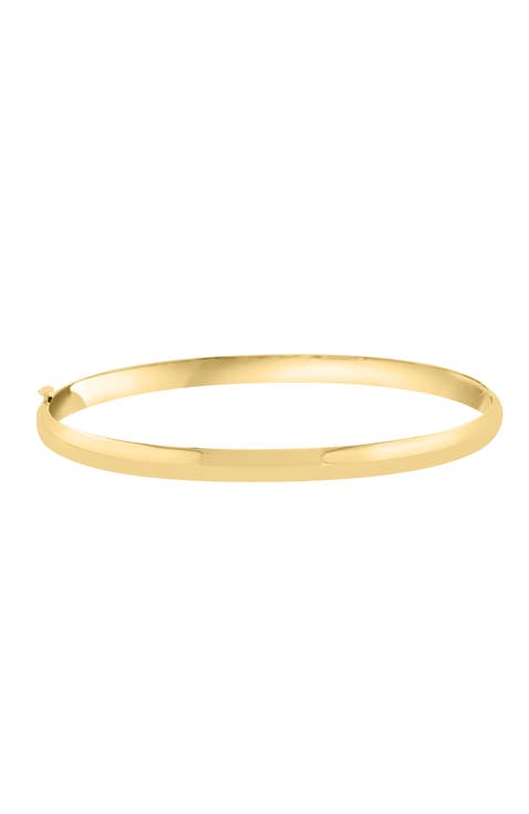14K Yellow Gold Signature Gold Bangle