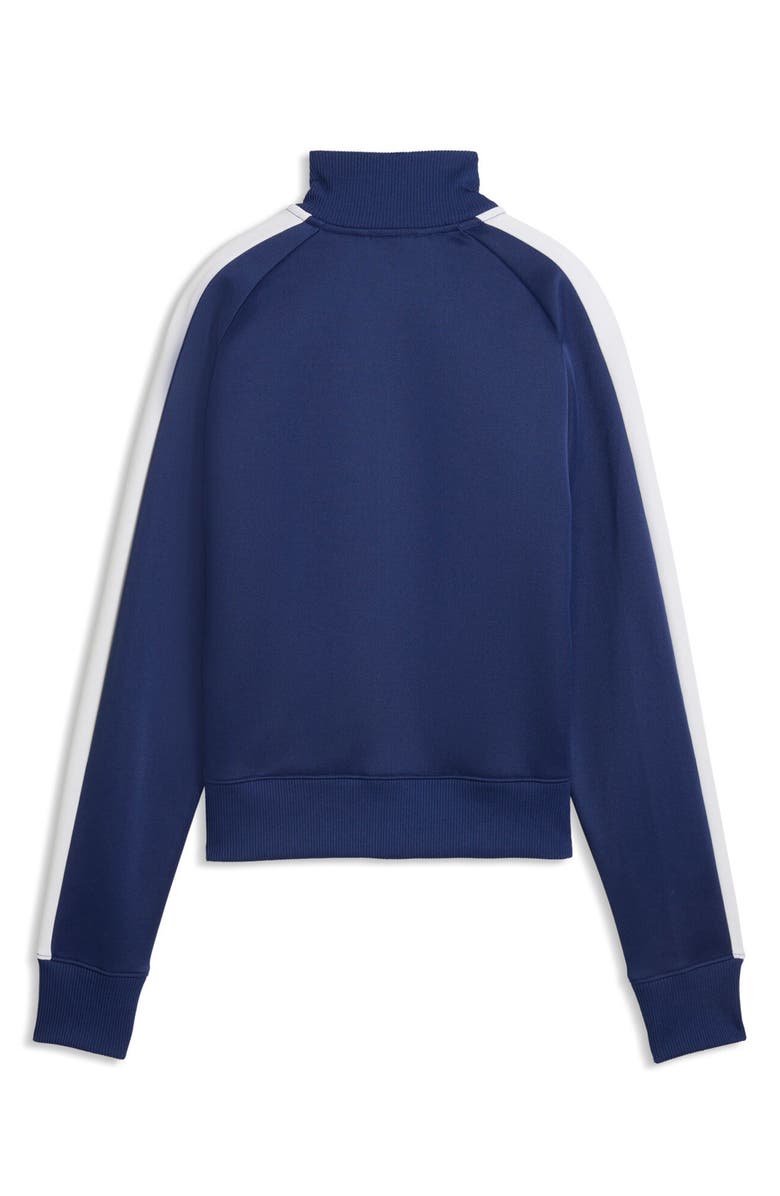 PUMA T7 Always On Crop Track Jacket, Alternate, color, Blue Jewel