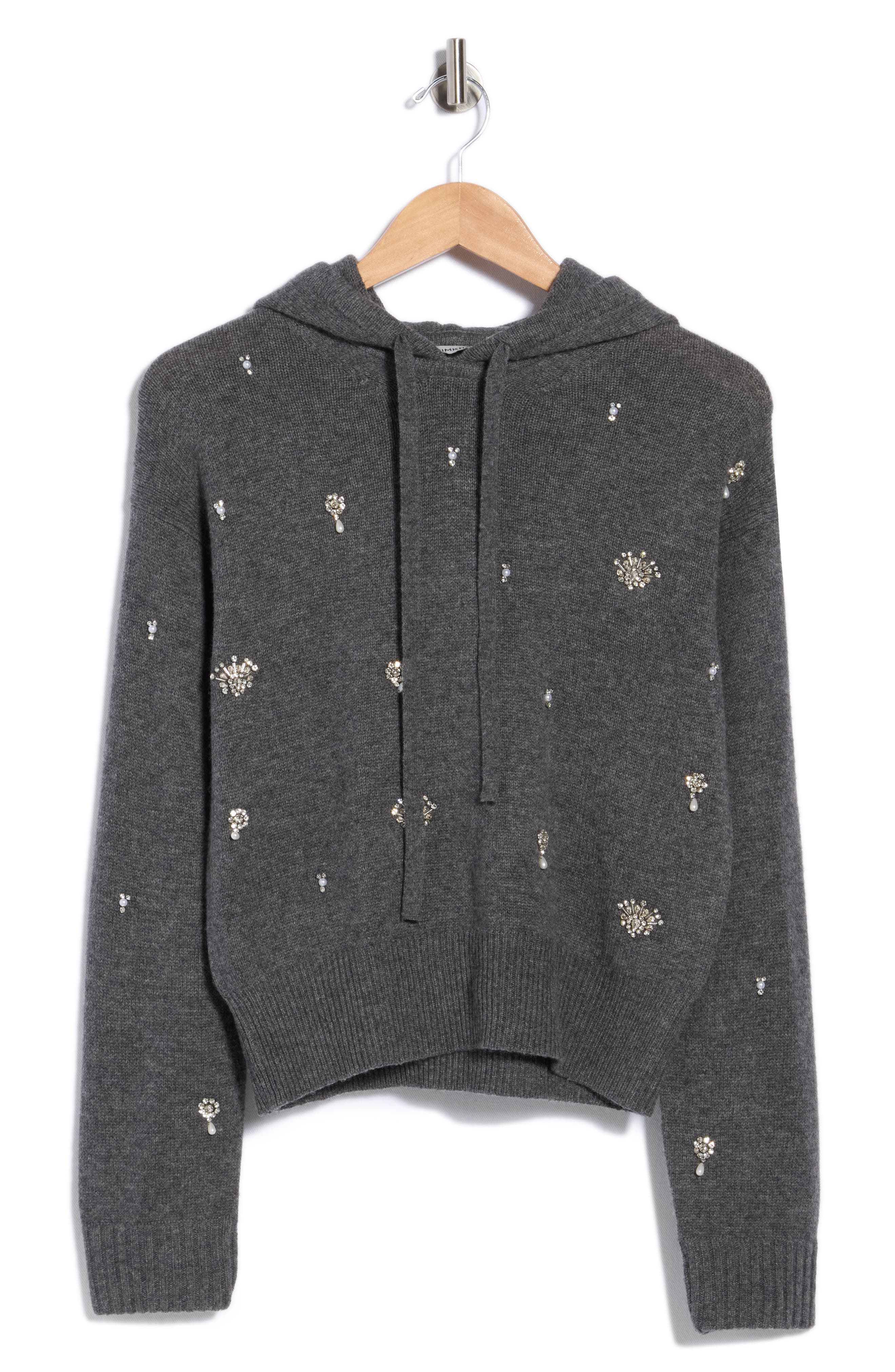 Karmen Embellished Wool & Cashmere Hoodie