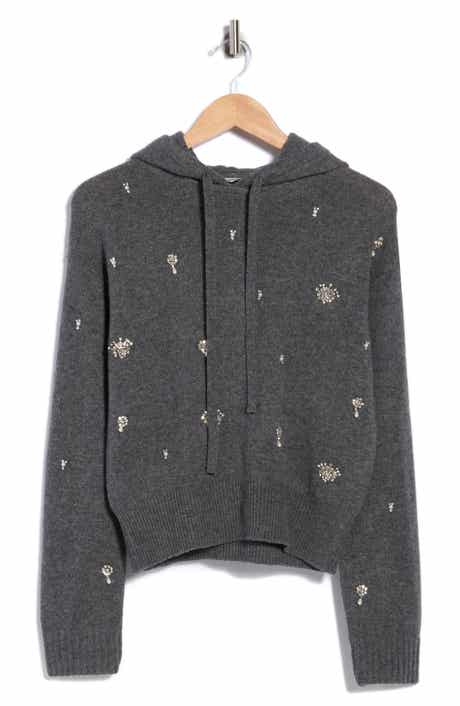 Karmen Embellished Wool & Cashmere Hoodie