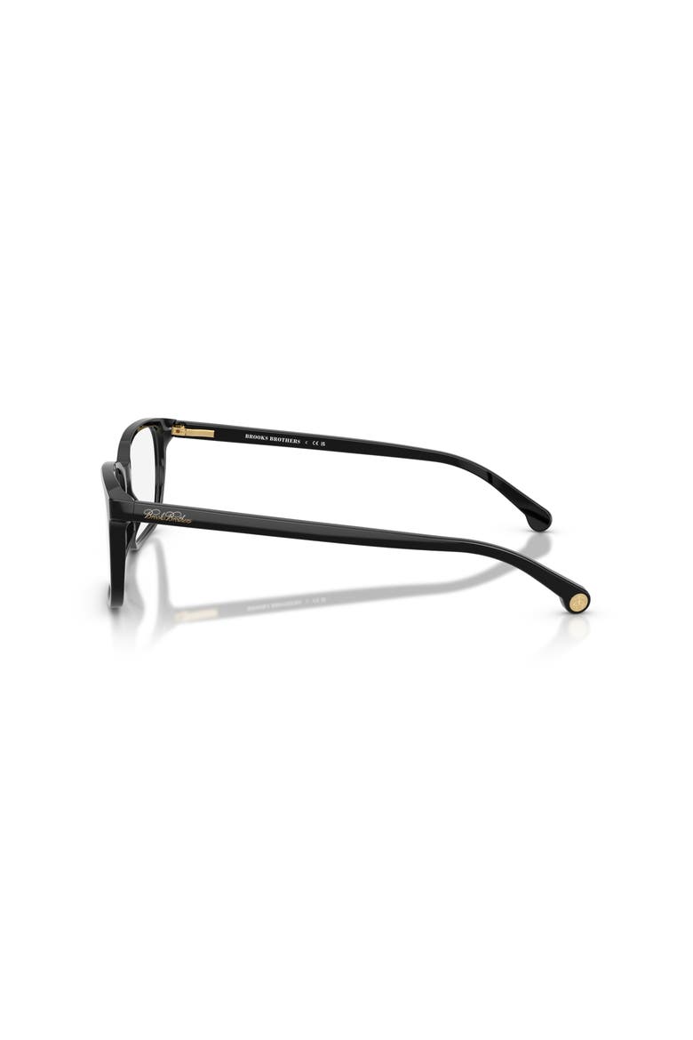 54mm Rectangle optical glasses, Alternate, color, Black