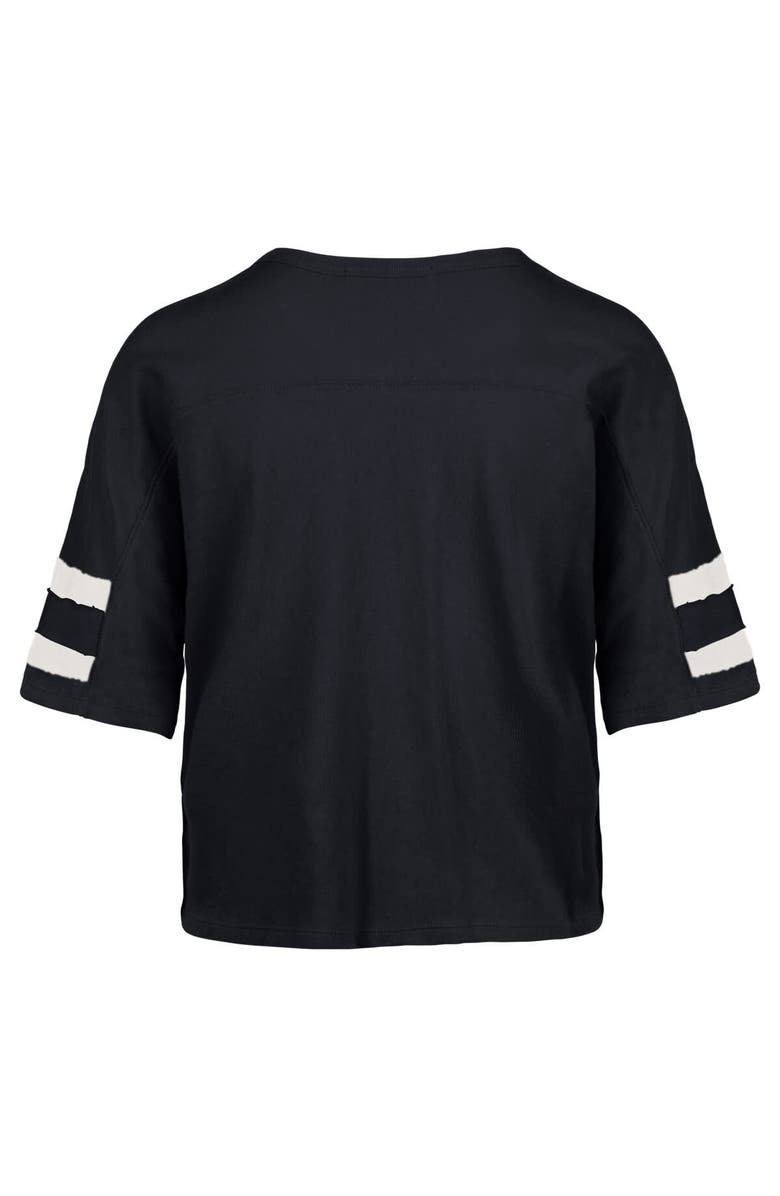 '47 Women's '47 Navy Dallas Cowboys Premier Scout Cropped V-Neck T-Shirt, Alternate, color, Navy