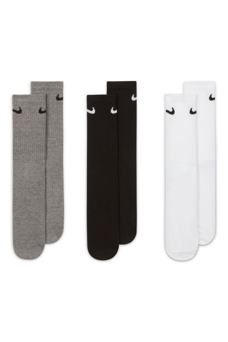 Everyday Lightweight
Training Crew Socks - Pack of 3, Main, color, 964 MLTCLR