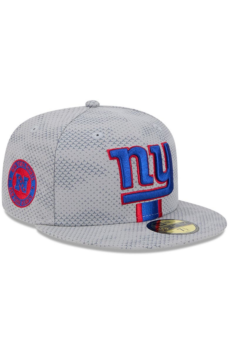 New Era Men's New Era Gray New York Giants 2024 Sideline 59FIFTY Fitted Hat, Alternate, color, Gray
