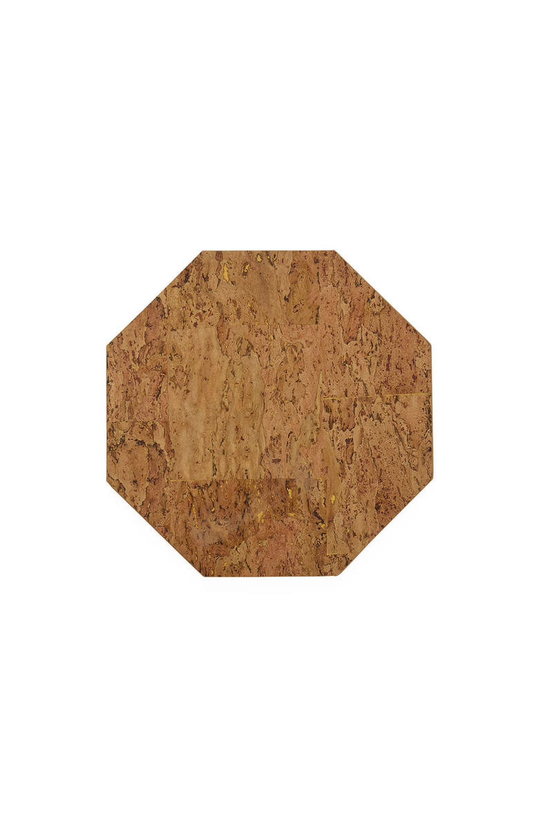 Jonathan Adler Metallic Cork Octagon Placemat Set, Alternate, color, 