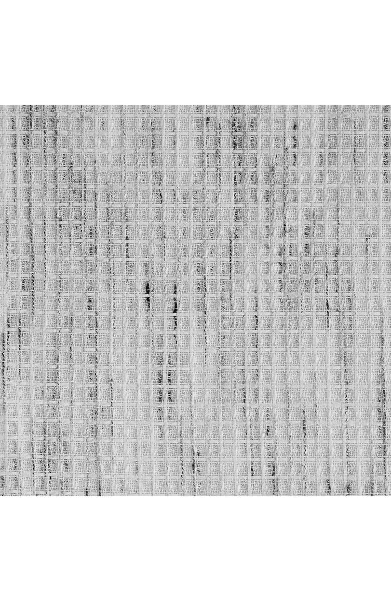 Calvin Klein Home Speckled Waffle Shower Curtain, Alternate, color, Open White