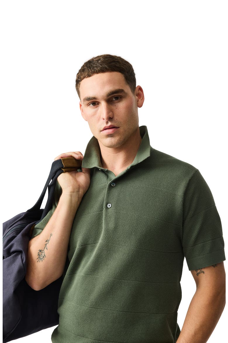 Masons Flat Polo, Alternate, color, FOREST