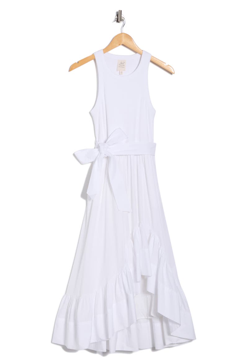 Zayla Sleeveless A-Line Dress, Alternate, color, WHITE