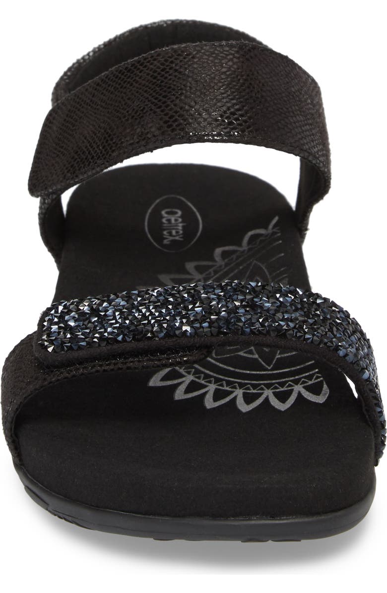 Aetrex Maria Embellished Sandal, Alternate, color,