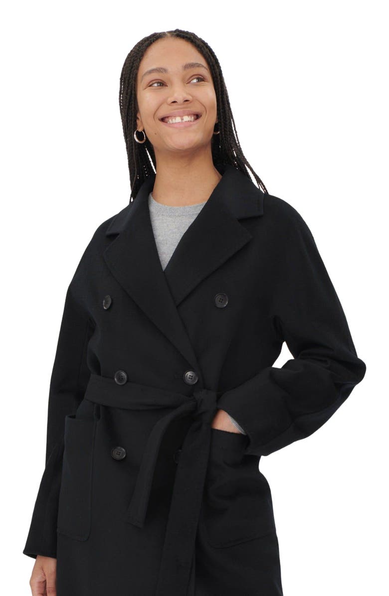 GOBI Mongolian Cashmere Double Breasted Long Coat, Alternate, color, 