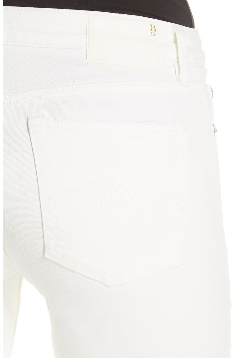 Allison Distressed Skinny Jeans, Alternate, color, GARRET WHITE