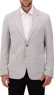 Victor Emmanuel Modern Fit Textured Knit Cotton Blend Sport Coat