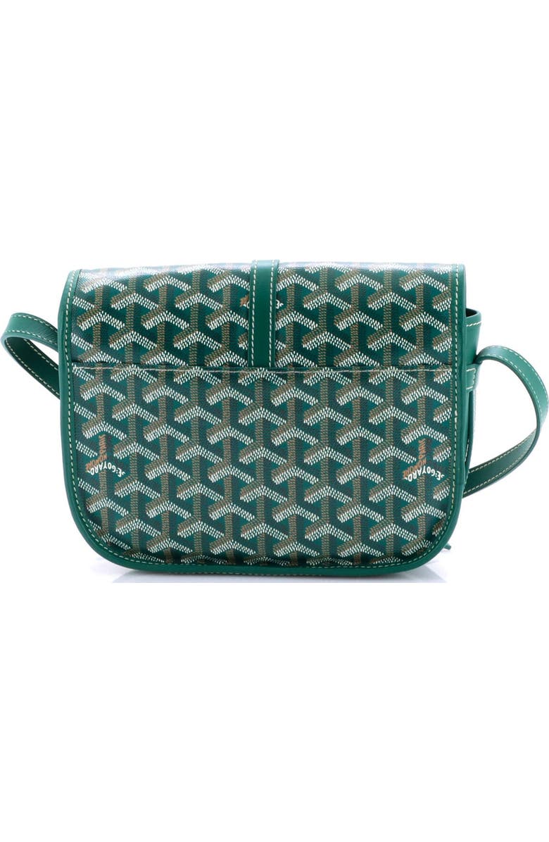 Pre-Owned Goyard Belvedere II Messenger Bag Coated Canvas PM, Alternate, color, Green