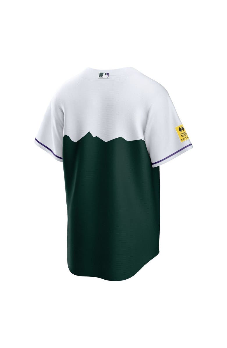 Nike Men's Nike Green Colorado Rockies City Connect Replica Team Jersey, Alternate, color, 
