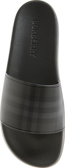 Burberry Furley Check Slide Sandal (Men) | Nordstrom