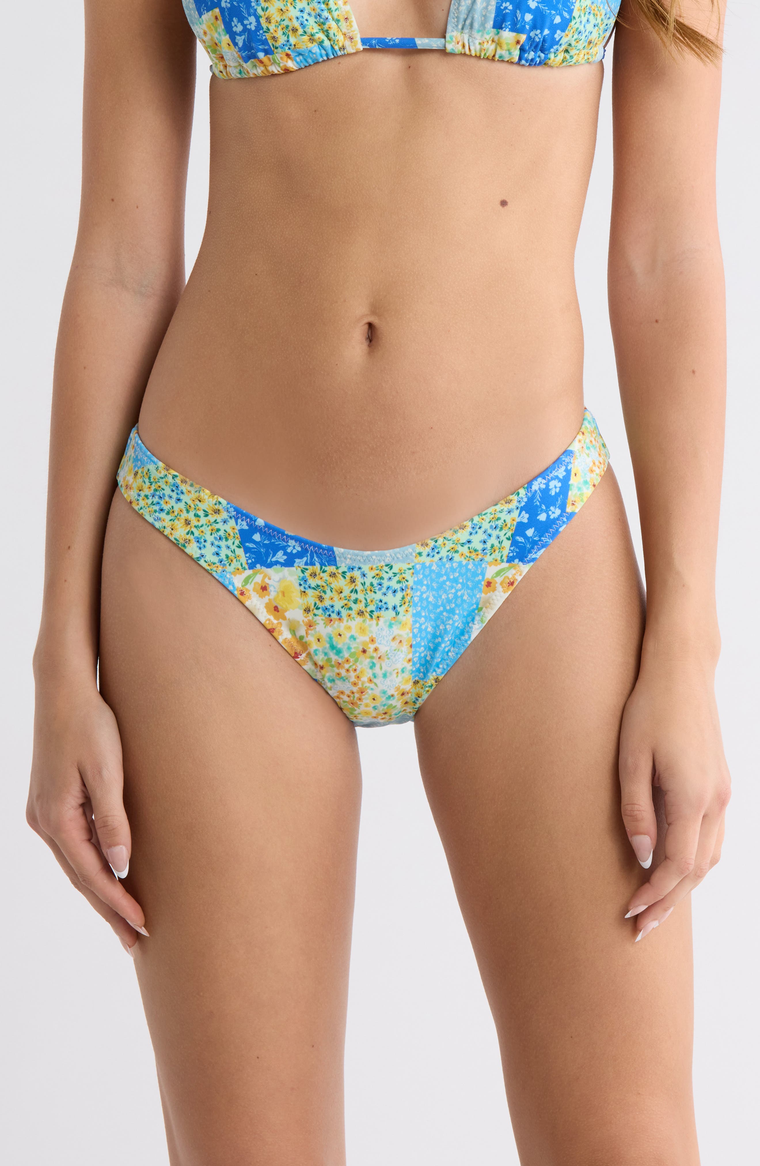 PacSun Erica High Leg Scoop Bikini Bottoms