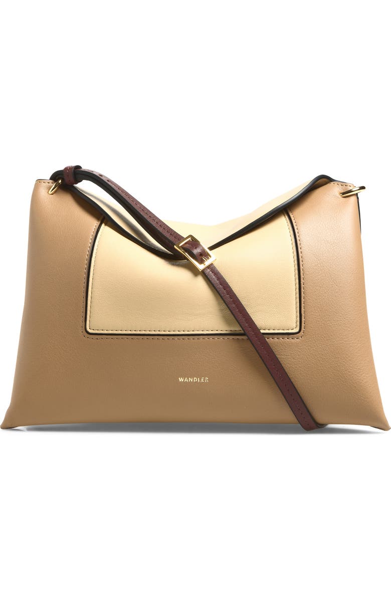 Wandler Penelope Slouch Leather Shoulder Bag, Main, color, Clay Shades
