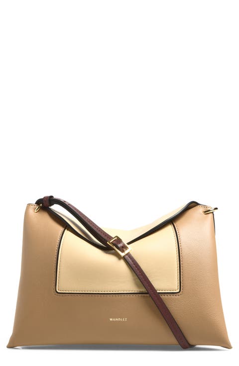 Penelope Slouch Leather Shoulder Bag