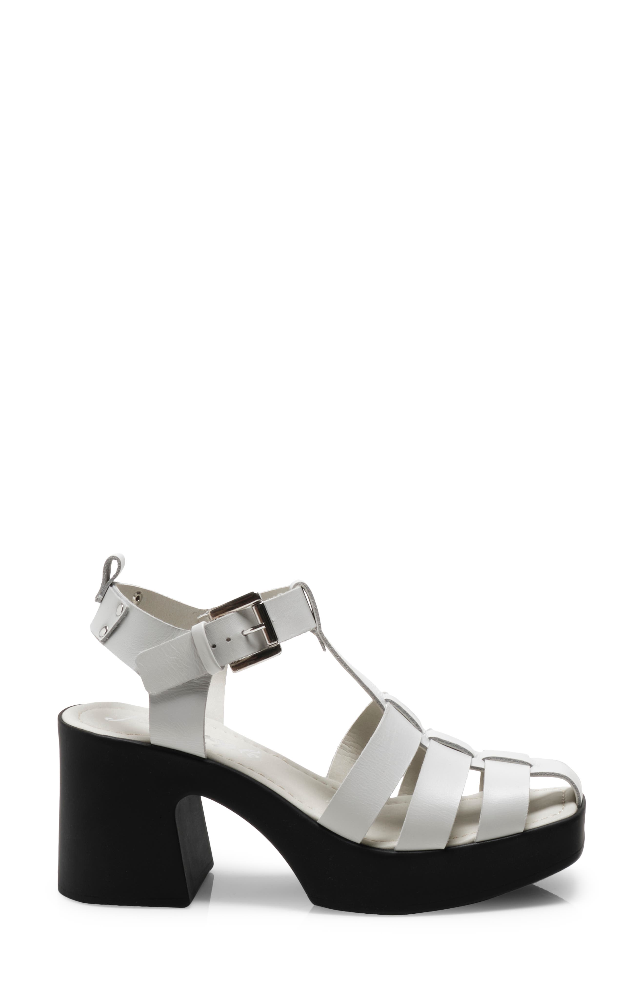 Pacific Platform Fisherman Sandal, Alternate, color, OFF WHITE